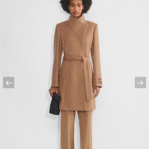 Babaton Camel Connor Coat